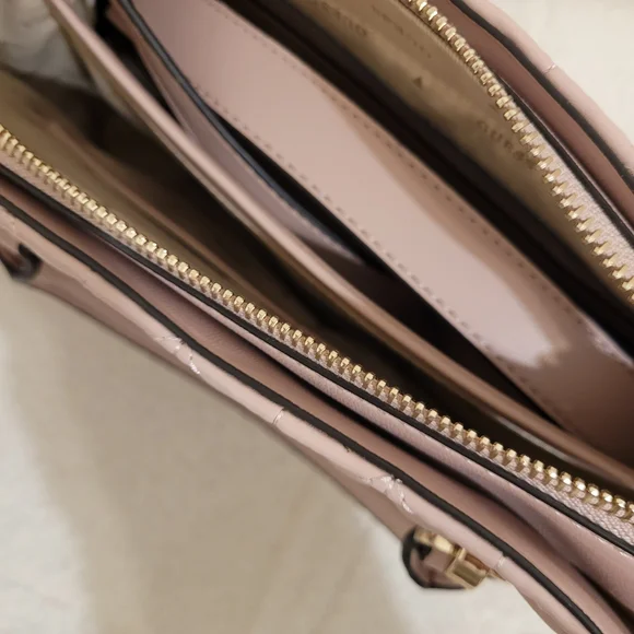 GUESS Pink Quilted Women's Bag - Picture 5 of 7